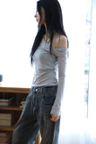 Unbalanced Silky T-shirt