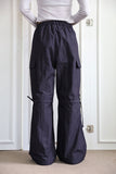 Strap coated cargo pants