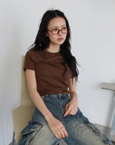 Peanut Crop Pintuck T-shirt