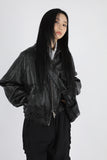 Mellow Crop Leather Jumper