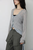 Rui see-through lace cardigan