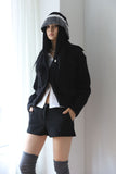 Luca pocket boucle cardigan