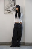 Unwrap front pocket denim