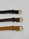[25mm] Cowhide Round Belt