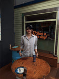 Quad Stripe Linen Shirt