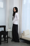 Studded pier wide pants