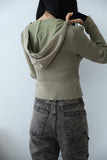 Charles zip hood zip-up