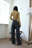 Real blend muffler cardigan