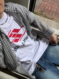 Summer Wrinkle Check Shirt