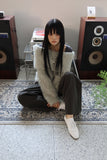 Sol-ip fur shoulder knit