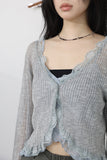 Rui see-through lace cardigan