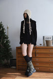 Hoodie shawl wrap cardigan