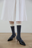 Cotton pleated skirt