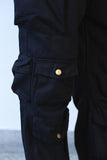 Cargo side buckle pants