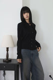 Black line wide denim