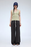 Lira Ribbed Wrap Tank Top