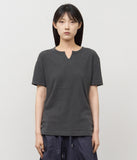 Wise Pigment Waffled Top