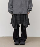 (W) Jeffy Checked Skirt