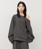 (W) Kneck Snap Sweatshirt