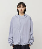 Light Curved Hooded Jacket