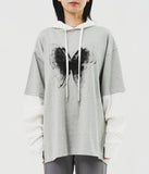 Butterfly Layered Hoodie