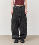 Rounding Dyeing Cargo Pants