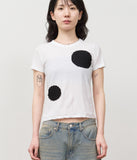 (W) Pepe Dot Patch Top