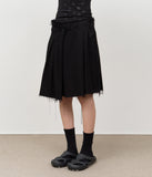 (W) Worker Pleats Skirt