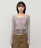 (W) Drawing Modal Cardigan