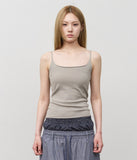 (W) Mono Slip Knit Sleeveless