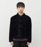 Off Velvet Denim Cropped JK