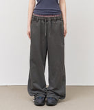 Hang Pigment Sagging Pants