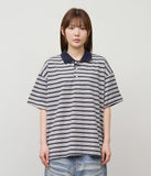 Cloud Cropped Striped Top