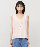 (W) Lodge Button Sleevless