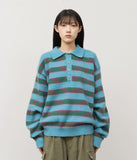 Sage Button Collar Knit