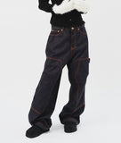 Raw Parachute Stitch Denim