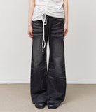 (W) Thunder Washed Bootscut Denim