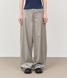 Round Wide Trousers
