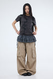 Retin Check Frill Tank Top