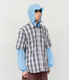 Tyler Checked Half Shirt