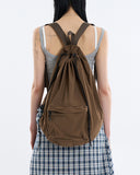 Dual drawstring ripstop backpack