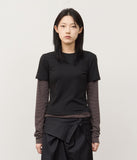 (W) Snow Layered Top