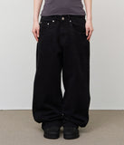 Loast Black Wide Denim