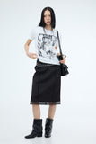 Shatun Lace Mid Length Skirt
