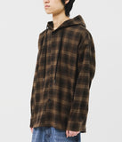 Venny Check Hooded Shirt
