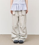 Red Fatigue Pocket Pants