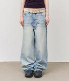 Bake Washed Embo Denim