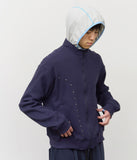 Ie Stud Waffled Jumper
