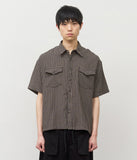 Beam Western Check Cropped Shirt
