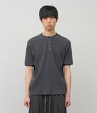 Jet Waffled Henely Top